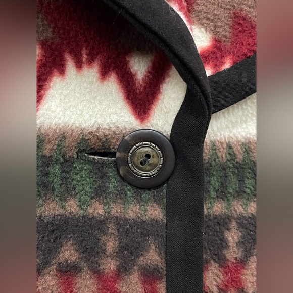 Vintage Conrad C. Weekend Western Fleece Jacket, Size 8/M - Picture 7 of 8